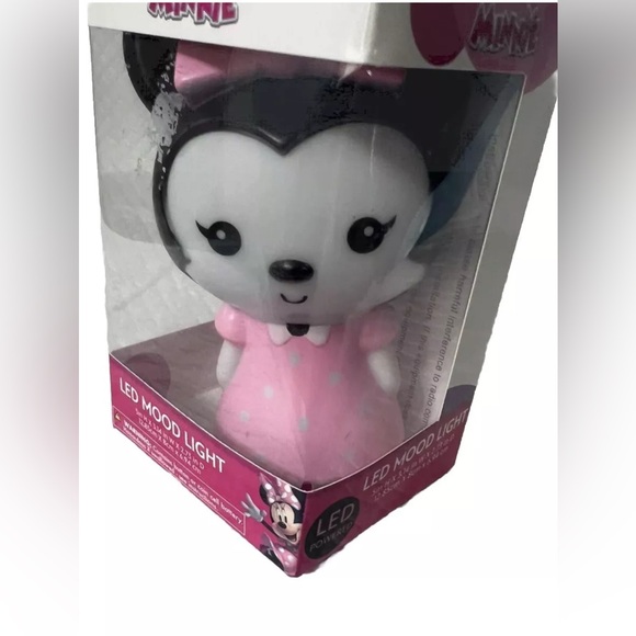 Minnie Mouse Night Light Disney Junior LED Mood Light New in Box Age 8+ Cartoon - Picture 2 of 4